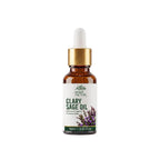 A 10ml dropper bottle of pure premium steam-distilled Clary Sage Essential Oil Salvia Sclarea Roghan-e-albia by Herby Factor in pakistan