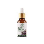 A 30ml dropper bottle of pure premium steam-distilled Clary Sage Essential Oil Salvia Sclarea Roghan-e-albia by Herby Factor in pakistan