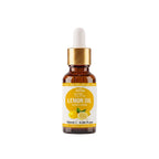 A 10ml dropper bottle of pure premium steam-distilled Lemon Essential Oil Citrus Leemon Roghan e Leemon by Herby Factor Pakistan