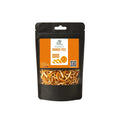 Black stand-up window pouch package displaying pure raw Dried Orange Peel Citrus sinensis Santre Ka Chilka by Herby Factor Pakistan