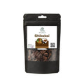 Black stand-up window pouch package displaying pure raw Shikakai powder Acacia concinna by Herby Factor Pakistan